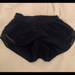 Lululemon Hotty-Hot shorts 2.5” in true navy